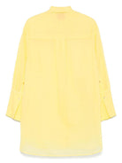Camicia per donna Merci giallo in cotone con colletto classico C392 SUN MERCI 