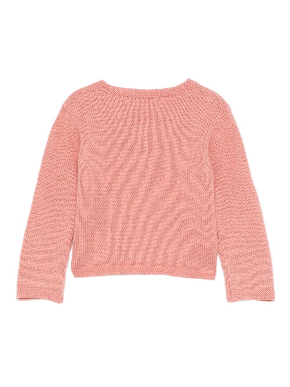 Cardigan per neonata Mariella Ferrari rosa con bottoni MGI9 152 MARIELLA FERRARI 