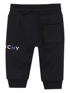 Pantaloni per neonato Givenchy Kids neri con fascia in vita con coulisse H30876 09B GIVENCHY KIDS 