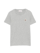 Set di tre t-shirt per bambino Moncler Enfant multicolore con logo sul davanti L29548C0001389AT9 3P9 MONCLER KIDS 