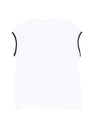 T-shirt per bambina Karl Lagerfeld Kids bianco con fiocco Z31165 10P KARL LAGERFELD KIDS 