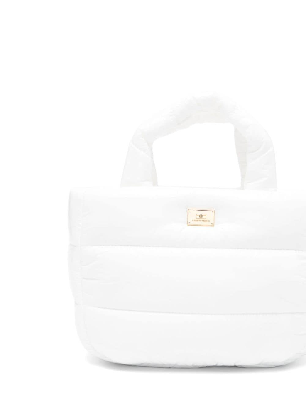 Borsa tote per bambina Elisabetta Franchi La Mia Bambina bianco con design imbottito EFBO098CTV065 0000 ElISABETTA FRANCHI KIDS 