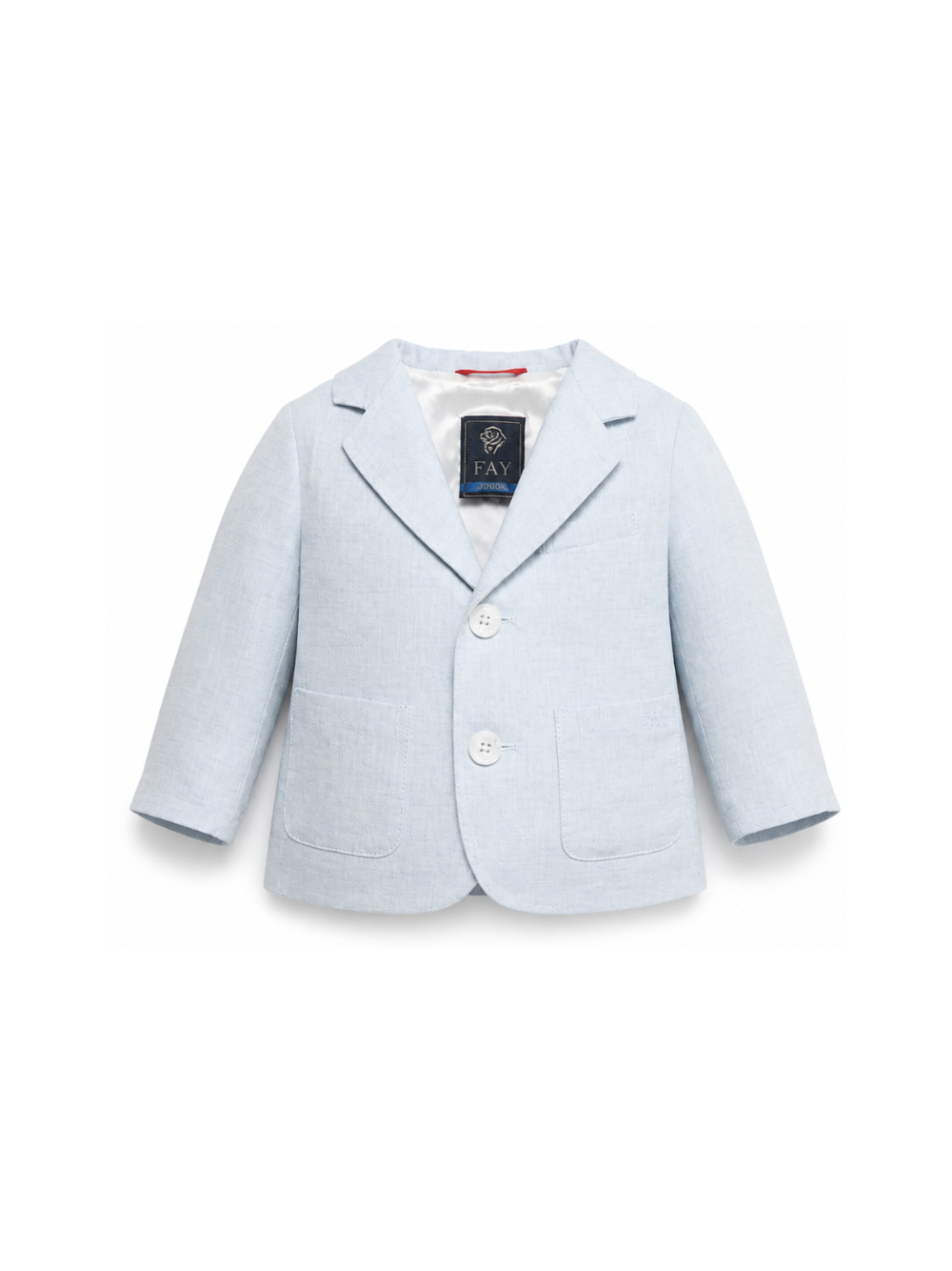 Giacca per neonato Fay Kids azzurra con revers classici FY2514 I0318 607 FAY KIDS 