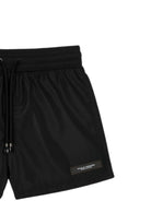 Costume per bambino Paolo Pecora Kids nero con vita elasticizzata PP2041 NERO PAOLO PECORA KIDS 