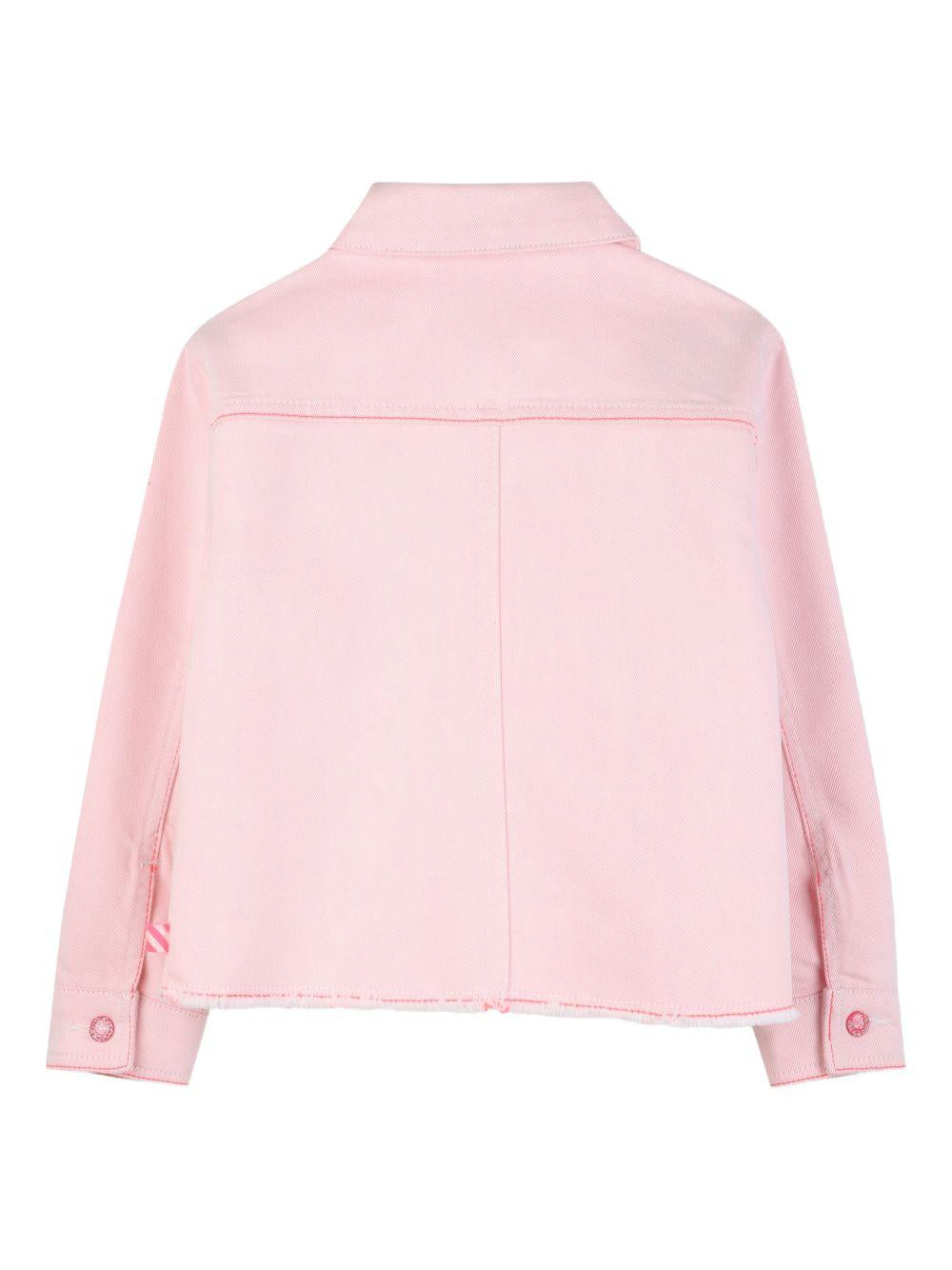 Giacca per bambina Billieblush rosa con tasche in paillettes U22156 S51 BILLIEBLUSH KIDS 
