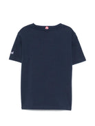 T-shirt Denver per bambino MC2 Saint Barth Kids blu con stampa grafica sul davanti DNV0001 00291L MC2 ST. BARTH KIDS 