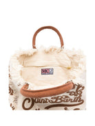 Borsa Vanity MC2 Saint Barth multicolore con ricamo lily tufting VANI024 09378L MC2 ST. BARTH KIDS 