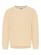 Maglione per bambina Molo beige con texture traforata 2S26K202 8894 MOLO KIDS 