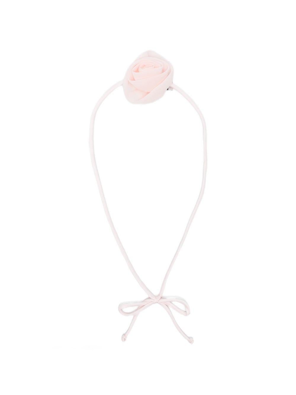 Collana choker per bambina Alberta Ferretti Kids rosa con dettaglio fiore R9G001 7140 0013 ALBERTA FERRETTI KIDS 