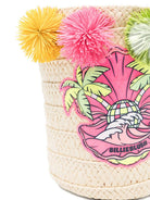 Borsa per bambina Billieblush beige con pompon U22037 499 BILLIEBLUSH KIDS 