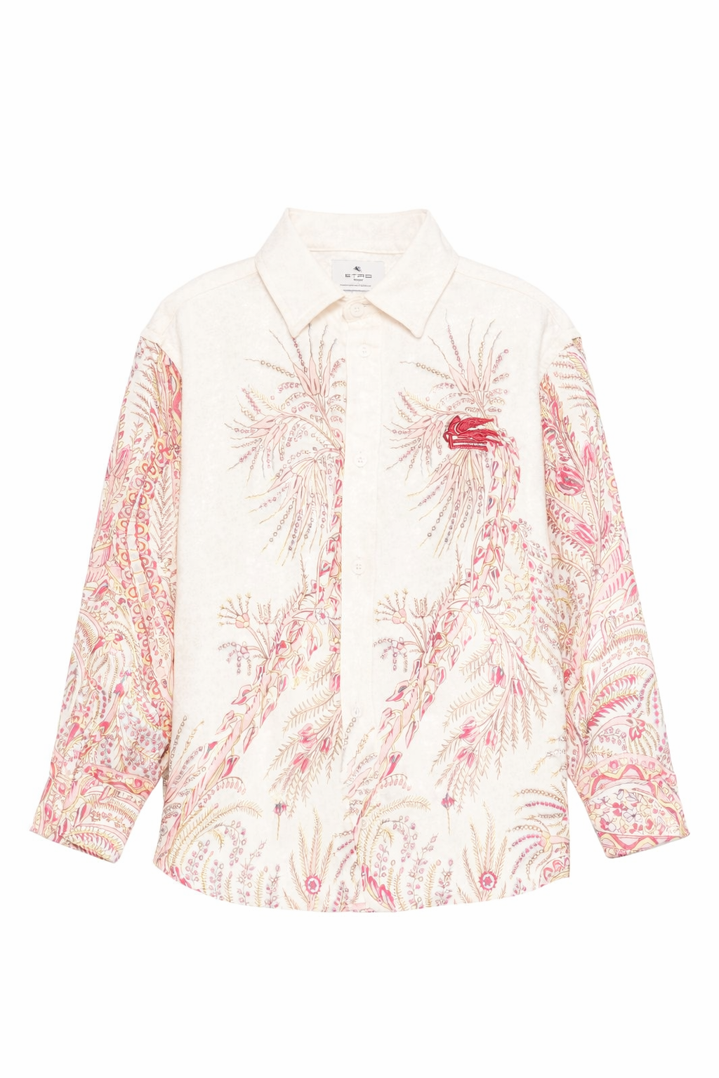 Camicia per bambina Etro Kids beige con stampa paisley GY5P10 S0221 106RS ETRO KIDS 