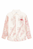 Camicia per bambina Etro Kids beige con stampa paisley GY5P10 S0221 106RS ETRO KIDS 