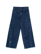 Jeans per bambina Stella McCartney Kids in denim con gamba ampia TX6E70 Z0746 635 STELLA McCARTNEY KIDS 