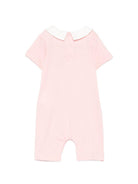 Tutina per neonata Moschino Kids rosa con stampa logo MMY03YLAA03 50209 MOSCHINO KIDS 