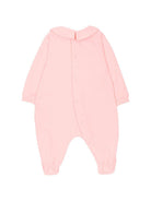 Tutina per neonato Moschino Kids rosa con stampa Teddy Bear MUY098LCA19 50209 MOSCHINO KIDS 