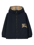 Giubbino per bambino Burberry Kids reversibile con motivo Vintage Check 8117262 B9368 BURBERRY KIDS 