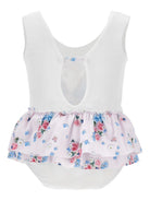 Costume per neonata Monnalisa bianco con motivo a fiori 39G021 7053 9990 MONNALISA KIDS 