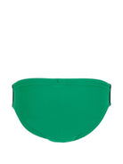 Costume da bagno per bambino MC2 Saint Barth Kids verde con logo sul davanti BIL0001 00732L MC2 ST. BARTH KIDS 
