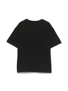 T-shirt con logo per bambina MSGM Kids nero con girocollo S5MSJGTH218 110 MSGM KIDS 