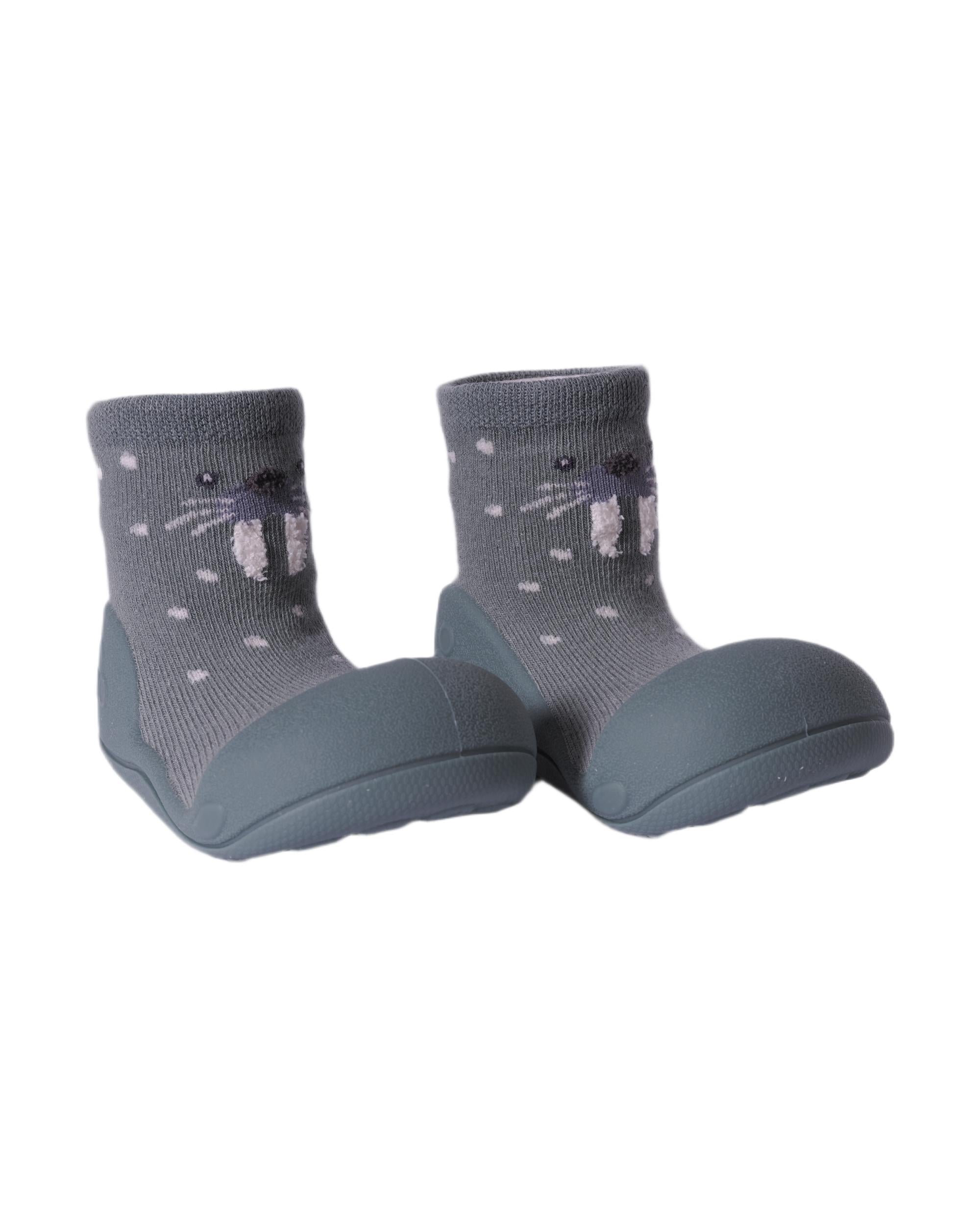 Scarpine primi passi per neonati Attipas blu con motivo leone marino SL01 KAKI ATTIPAS 