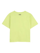 T-shirt per bambino Kenzo Kids verde lime con dettaglio sul petto K61761 545 KENZO KIDS 