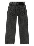 Jeans per bambina Marc Jacobs Kids in denim grigio con decorazione W60594 Z11 THE MARC JACOBS KIDS 