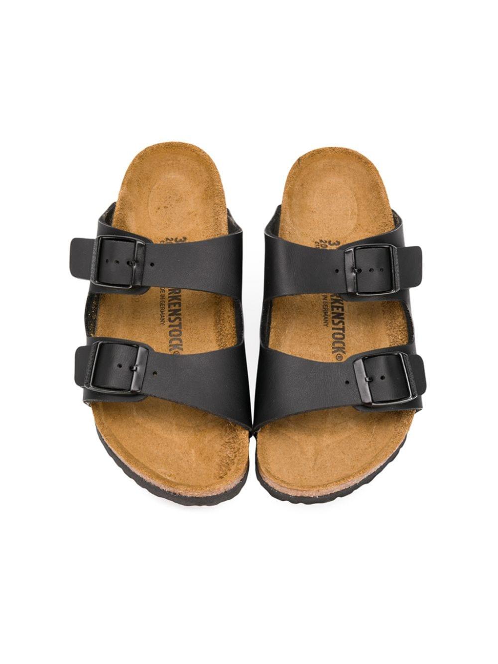 Ciabatte per bambini Birkenstock Kids nero con fibbia 555123 BLACK BIRKENSTOCK KIDS 