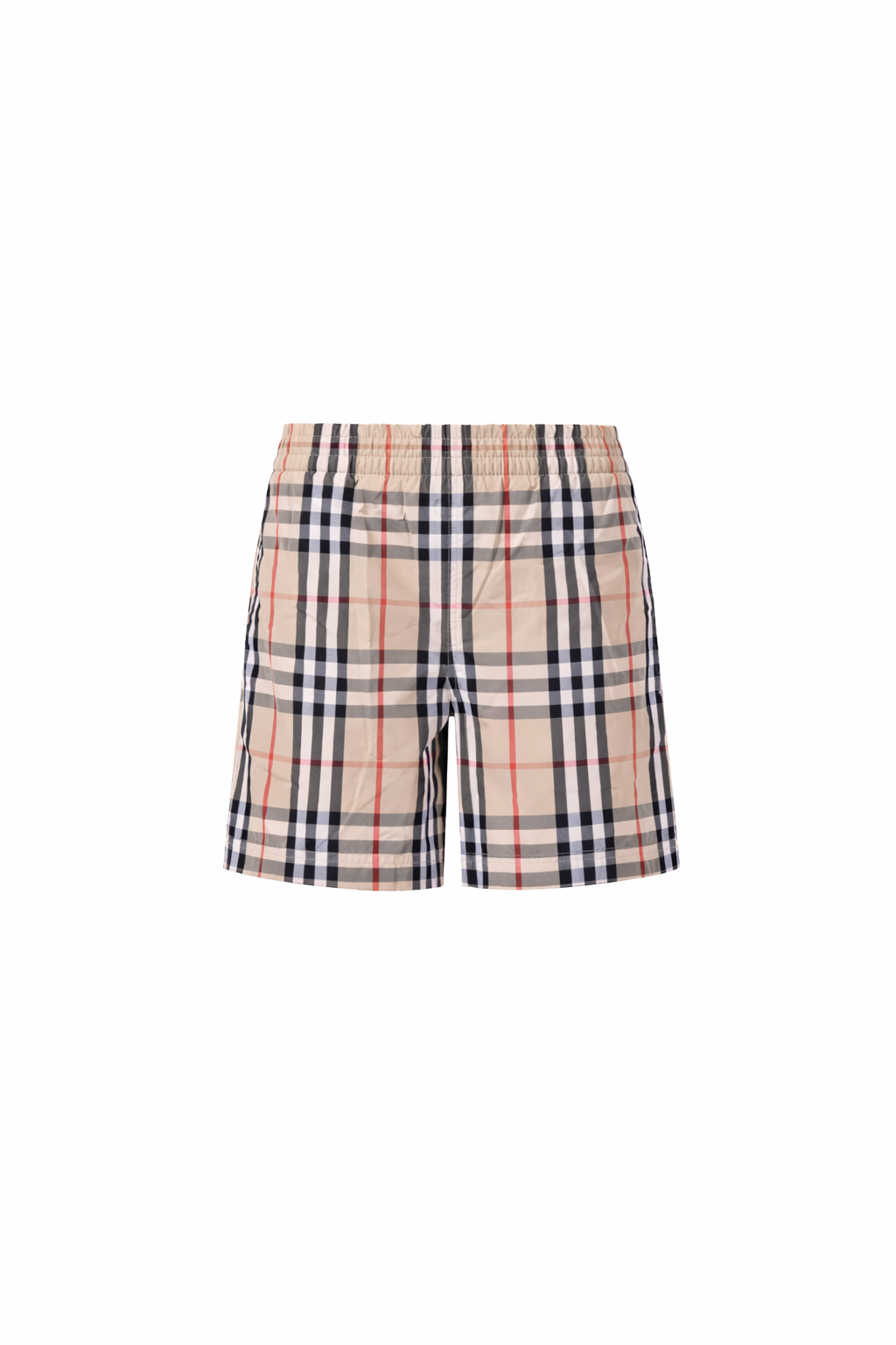 Shorts per bambino Burberry Kids beige con caratteristico motivo Vintage Check 8117147 B9368 BURBERRY KIDS 