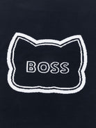 Coperta per neonato Boss Kids blu con ricamo gatto J53095 849 BOSS KIDS 