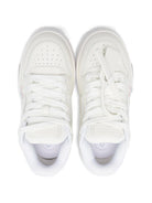 Sneakers per bambina Off-White Kids Out Of Office bianche con motivo Arrows OGIA007S26LEA002 0140 OFF WHITE KIDS 