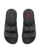 Sandali per bambino Hugo Kids neri con fibbia G01193 09B Hugo KIDS 