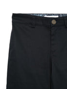 Pantaloni per bambino Roberto Cavalli Kids blu con placca con logo CBP26002PA BLUE PEACOAT ROBERTO CAVALLI KIDS 