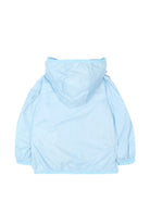 Giubbino per neonato Moncler Enfant azzurro con cappuccio L19511A0001653A5E 711 MONCLER KIDS 