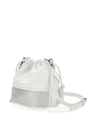 Borsa per bambina Monnalisa bianca con decorazione a strass 79G004 7742 0001 MONNALISA KIDS 