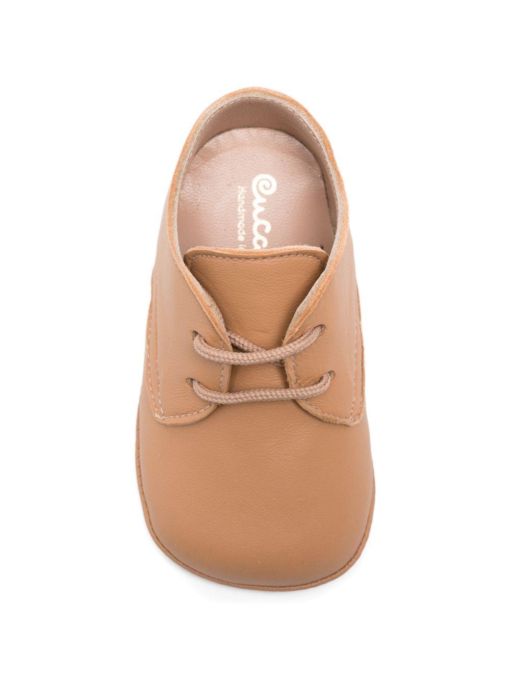 Sneakers per neonato Eli1957 cammello con lacci 10016AL CAMEL Eli Kids 