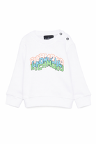 Felpa per neonato John Richmond Junior bianca con logo sul davanti RIP26102FE WHITE JOHN RICHMOND KIDS 