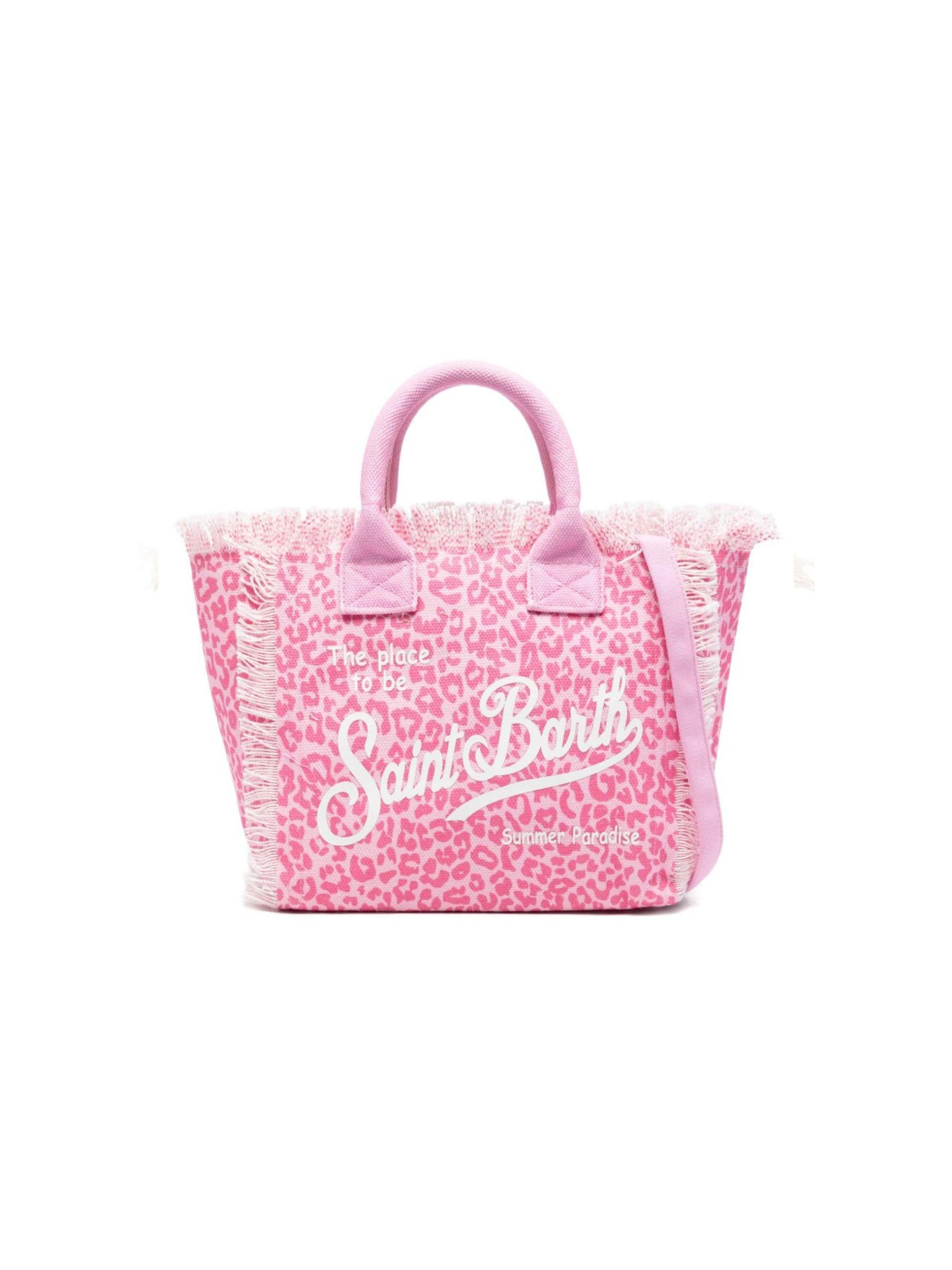 Borsa tote Colette MC2 Saint Barth animalier con dettaglio frange COL0001 03479L MC2 ST. BARTH KIDS 