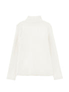 Maglione per bambina Monnalisa Kids bianco a collo alto 17HLUC 8212 0001 MONNALISA KIDS 