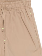 Shorts per bambino MSGM Kids beige con logo sul retro S6MSJBBE190 178 MSGM KIDS 