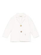 Blazer per neonato Trussardi Junior beige con logo ricamato sul davanti TIP26054GC BEIGE N.E. TRUSSARDI KIDS 