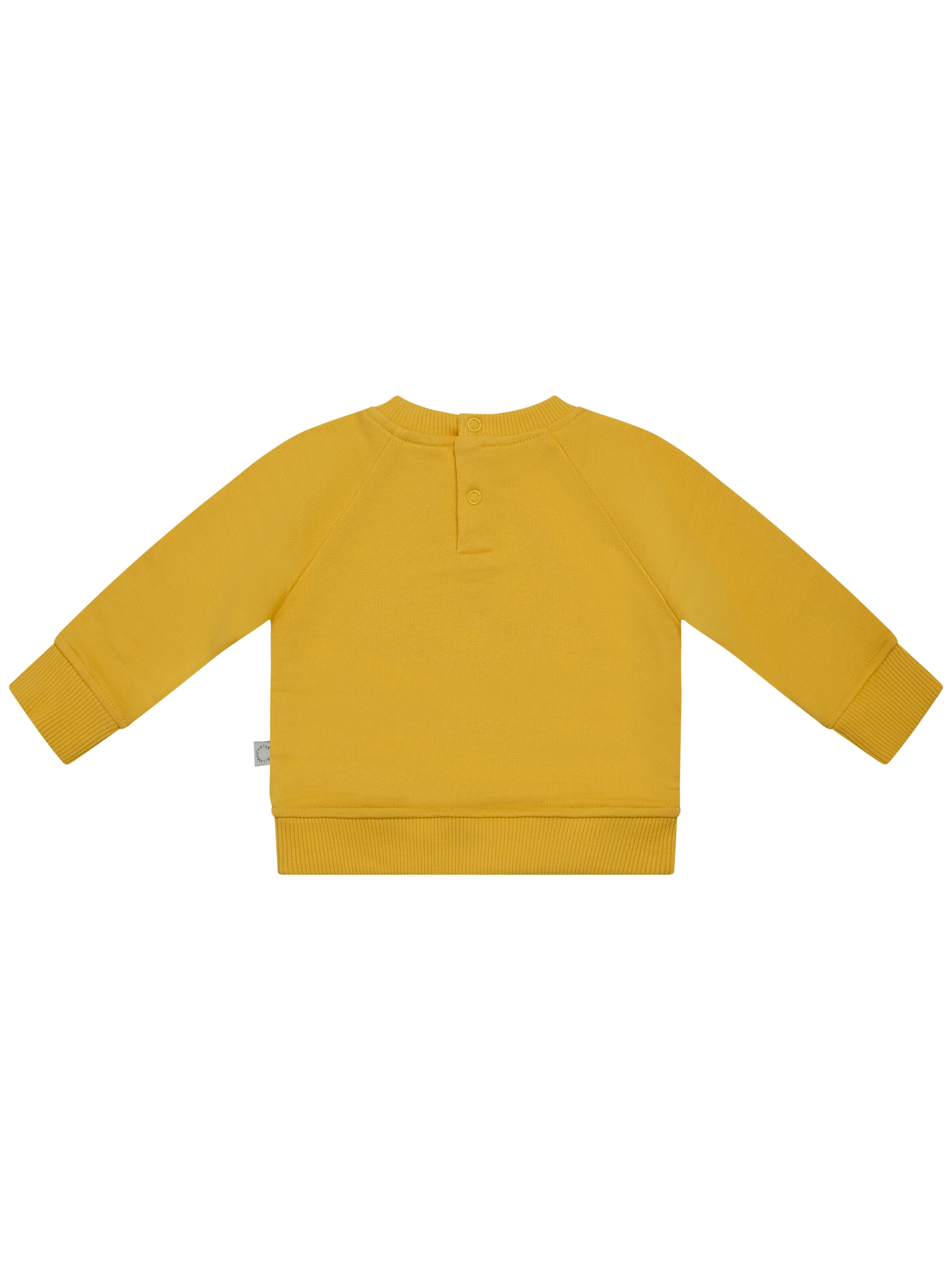 Felpa per neonati Stella McCartney Kids gialla con stampa nota musicale TY4530 Z0499 251 STELLA McCARTNEY KIDS 