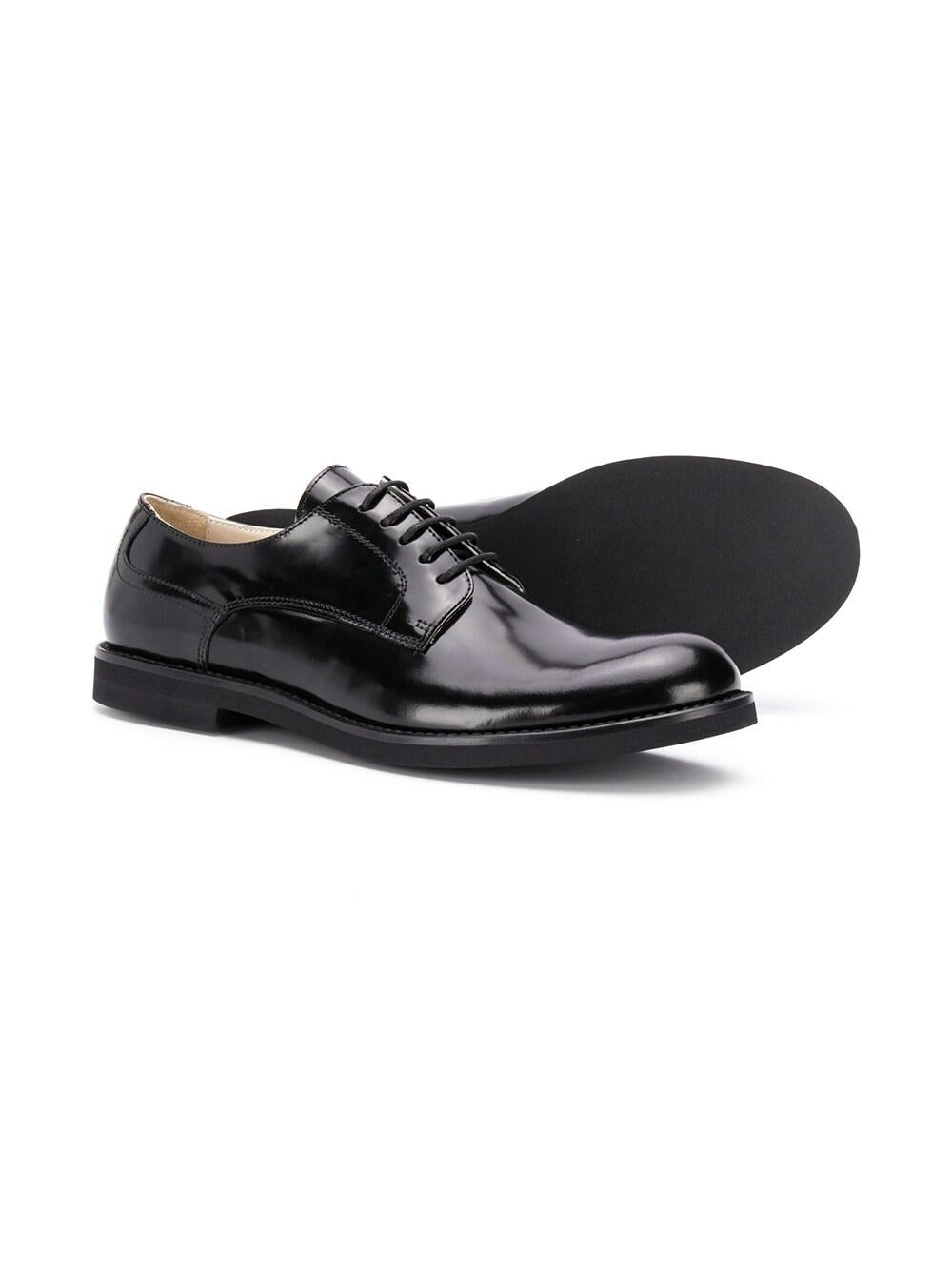 Scarpe eleganti per bambino Andrea Montelpare nero con chiusura con lacci MT19802 NERO MONTELPARE TRADITION KIDS 