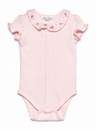 Tutina per neonata Tartine Et Chocolat rosa con colletto alla Peter Pan CC11010 30 TArtine & Chocolat KIDS 
