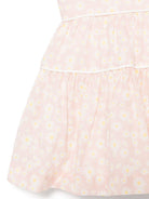 Abito con stampa a fiori per neonata Il Gufo rosa con girocollo P25VA319C4138NB 320 IL GUFO 