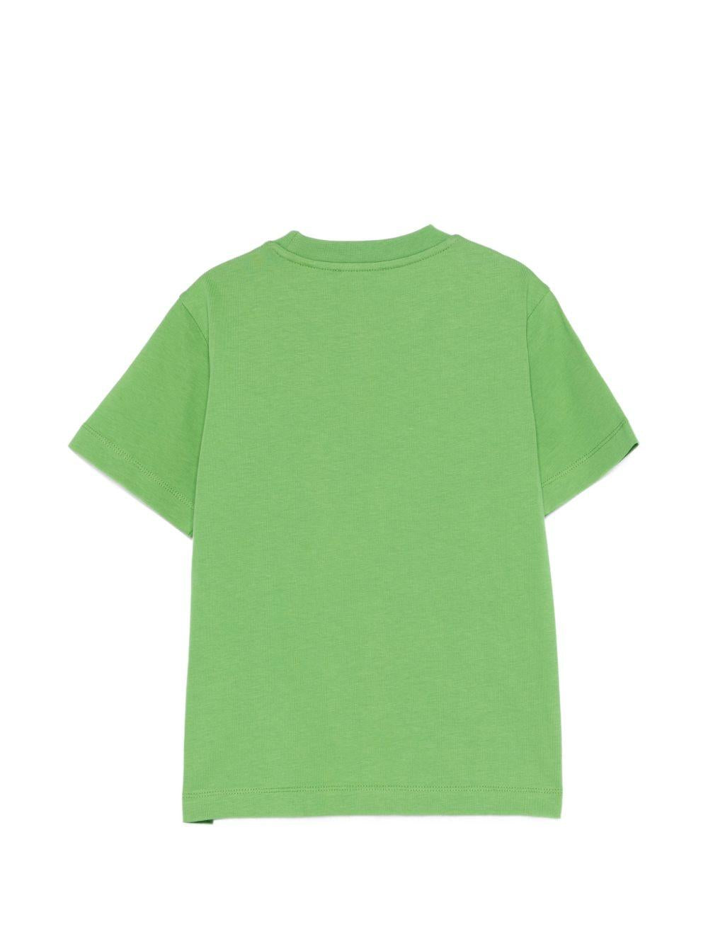 T-shirt per bambino Etro Kids verde con stampa logo GY8Q11 Z3672 773 ETRO KIDS 