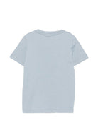 T-shirt per bambino Versace Kids azzurra con stampa grafica 10249461A18182 2U3G0 VERSACE KIDS 