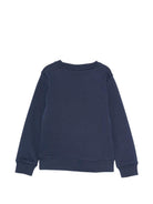 Felpa per bambino Hugo Boss blu navy con stampa logo G01184 85C Hugo KIDS 