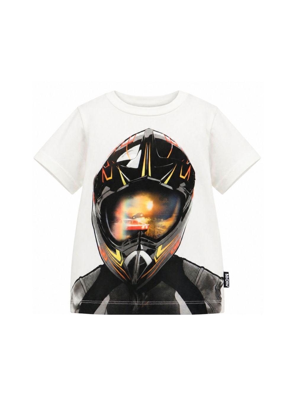 T-shirt Riley per bambino Molo bianca con stampa grafica 1S26A219 9879 MOLO KIDS 