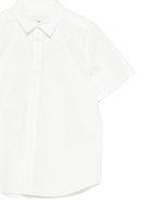 Camicia per bambino Fendi Kids bianca a maniche corte JMC207 AEXZ F0TU9 FENDI KIDS 