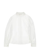 Camicia per bambina Monnalisa Kids bianca con colletto con decorazioni in rilievo 71H301 8190 0001 MONNALISA KIDS 